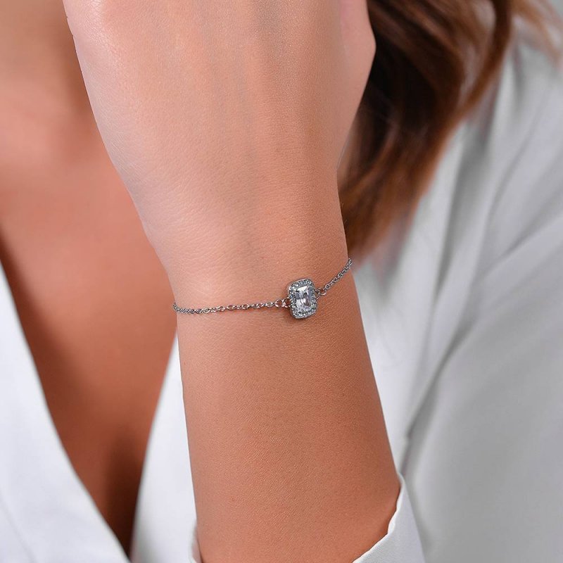 Luca Barra - Bracciale Donna Acciaio - Cristalli - Zircone