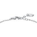 Luca Barra - Bracciale Donna Acciaio - Cristalli Bianchi - Zircone Verde