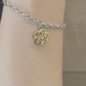 Luca Barra - Bracciale Donna - Acciaio Ip Gold - Rosa Girevole