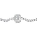 Luca Barra - Bracciale Tennis Donna - Acciaio - Cristalli - Zircone