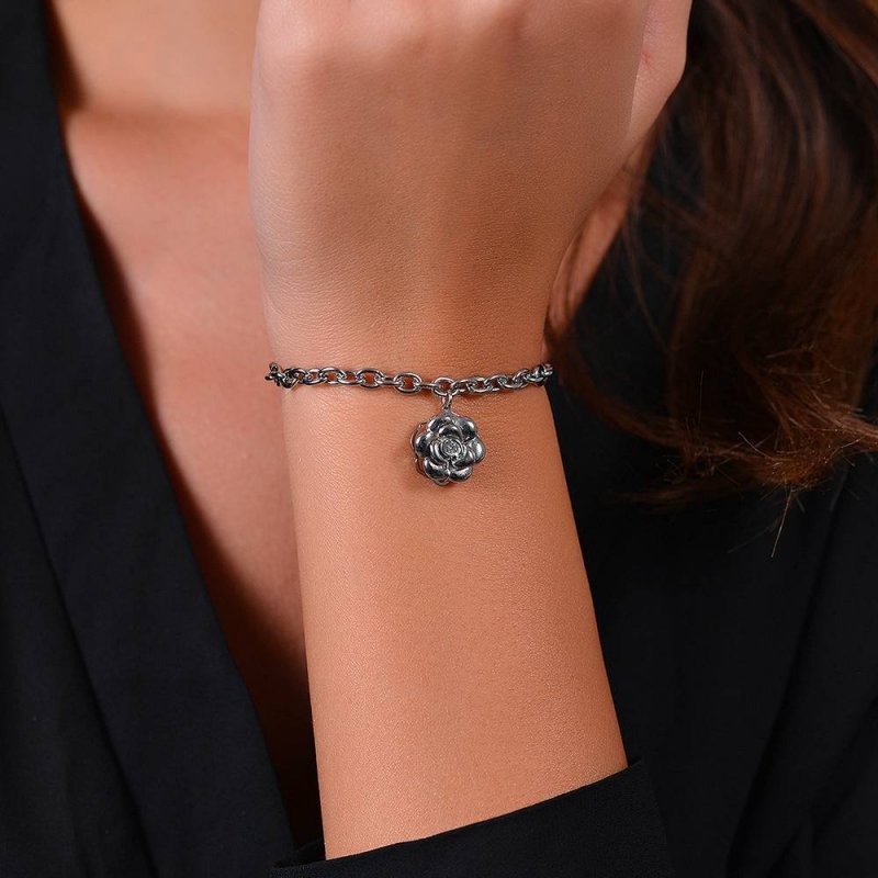 Luca Barra - Bracciale Donna Rosa - Acciaio - Cristallo Bianco