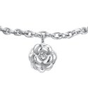 Luca Barra - Bracciale Donna Rosa - Acciaio - Cristallo Bianco