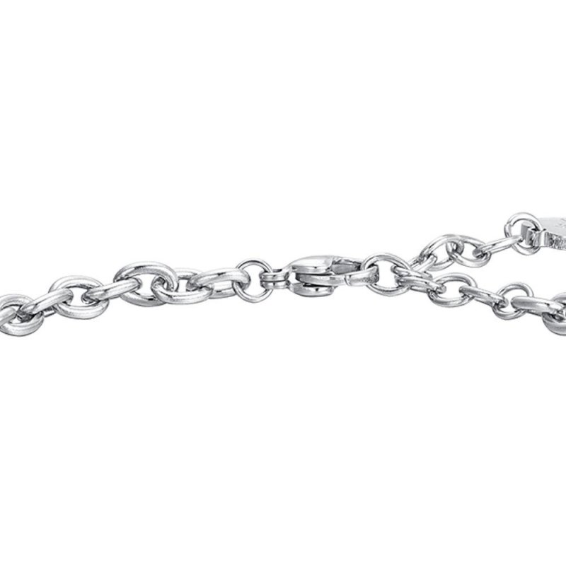 Luca Barra - Bracciale Donna Rosa - Acciaio - Cristallo Bianco