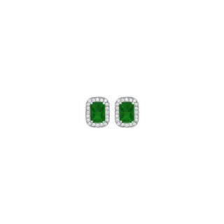 Luca Barra - Orecchini Donna Acciaio - Cristalli - Zircone Verde
