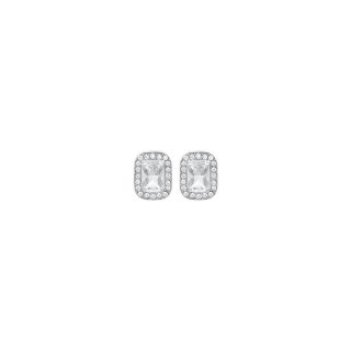 Luca Barra - Orecchini Donna Acciaio - Cristalli - Zircone Bianco