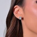 Luca Barra - Orecchini Donna Acciaio - Cristalli - Zircone Bianco