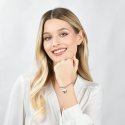 Luca Barra - Bracciale Donna Acciaio - Smalto Turchese - Cristalli
