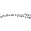 Luca Barra - Bracciale Donna Acciaio - Smalto Turchese - Cristalli