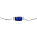 Luca Barra - Bracciale Donna Acciaio - Zirconi Blu - Zirconi Bianchi