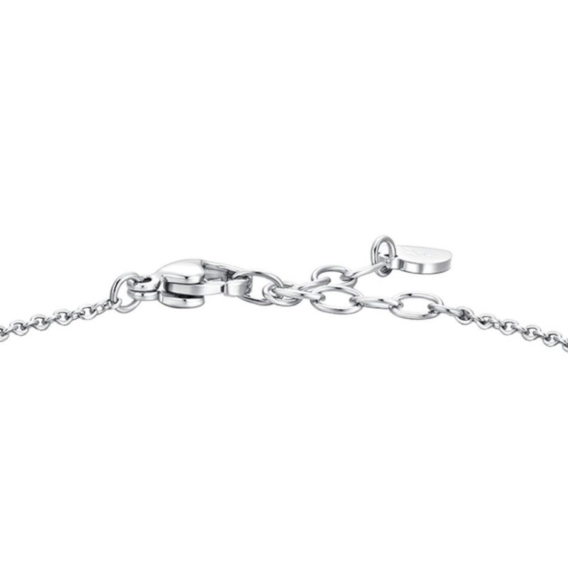 Luca Barra - Bracciale Donna Acciaio - Zirconi Blu - Zirconi Bianchi