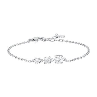 Luca Barra - Bracciale Donna Acciaio - Zirconi Bianchi - Elegante