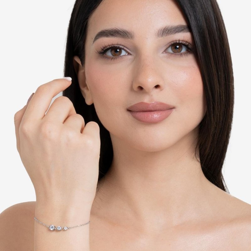 Luca Barra - Bracciale Donna Acciaio - Zirconi Bianchi - Elegante