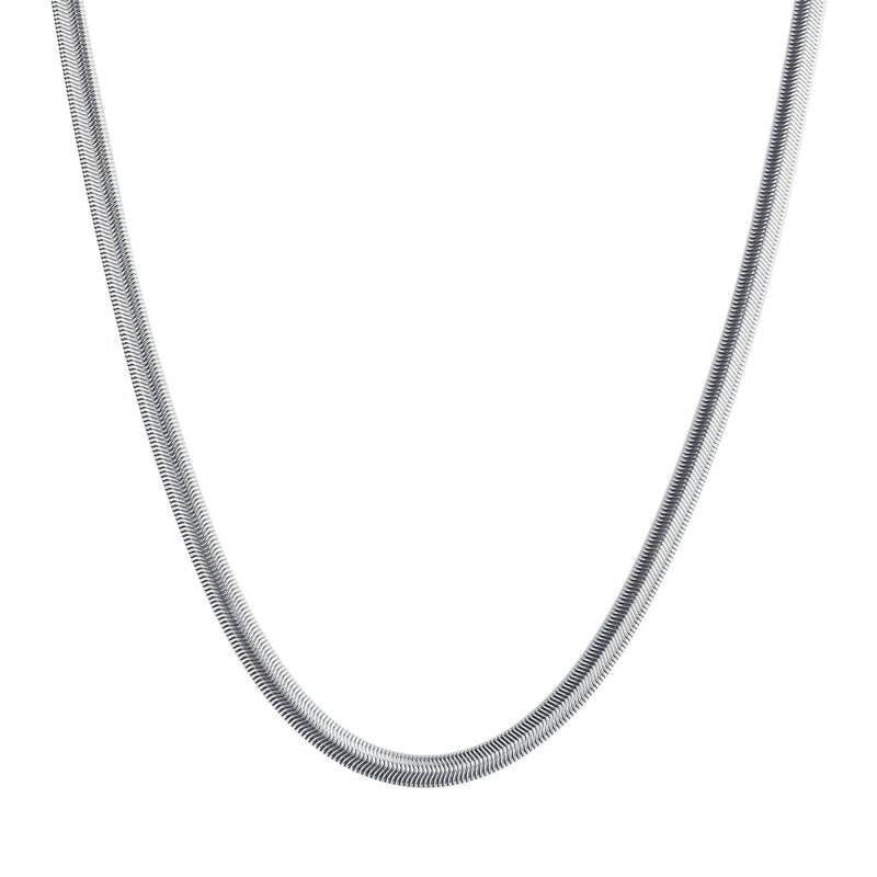 Luca Barra - Collana Uomo Snake - Acciaio - Catena 5 Mm