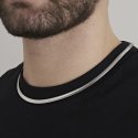 Luca Barra - Collana Uomo Snake - Acciaio - Catena 5 Mm