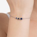 Luca Barra - Bracciale Donna Acciaio - Zirconi Blu - Elegante