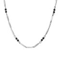 Luca Barra - Collana Uomo Acciaio - Pietre Agata - Design Elegante