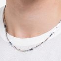 Luca Barra - Collana Uomo Acciaio - Pietre Lapis Blu