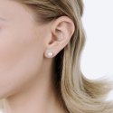 Luca Barra - Orecchini Donna Perla 4Mm - Acciaio Elegante