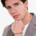 Luca Barra - Bracciale Uomo Acciaio - Occhio Di Tigre