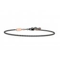 Nanan - Bracciale Daddy Love - Argento 925 - Nero Incidibile