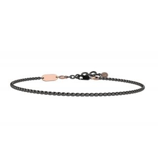 Nanan - Bracciale Daddy Love - Argento 925 - Nero Incidibile