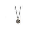 Nanan - Pendente Portami Con Te - Argento 925 - Nero E Rose Gold