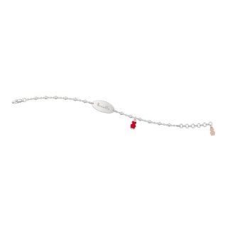Nanan - Bracciale Bimbo Argento 925 - Targhetta Personalizzabile