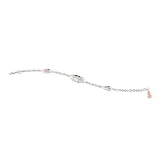Nanan - Bracciale Targhetta Bimba - Argento 925 - Personalizzabile