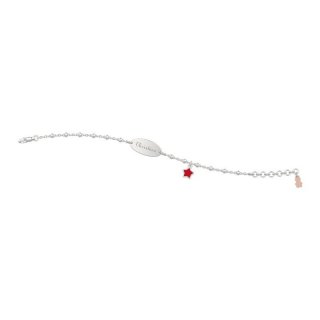 Nanan - Bracciale Bimbo Argento 925 - Targhetta Personalizzabile