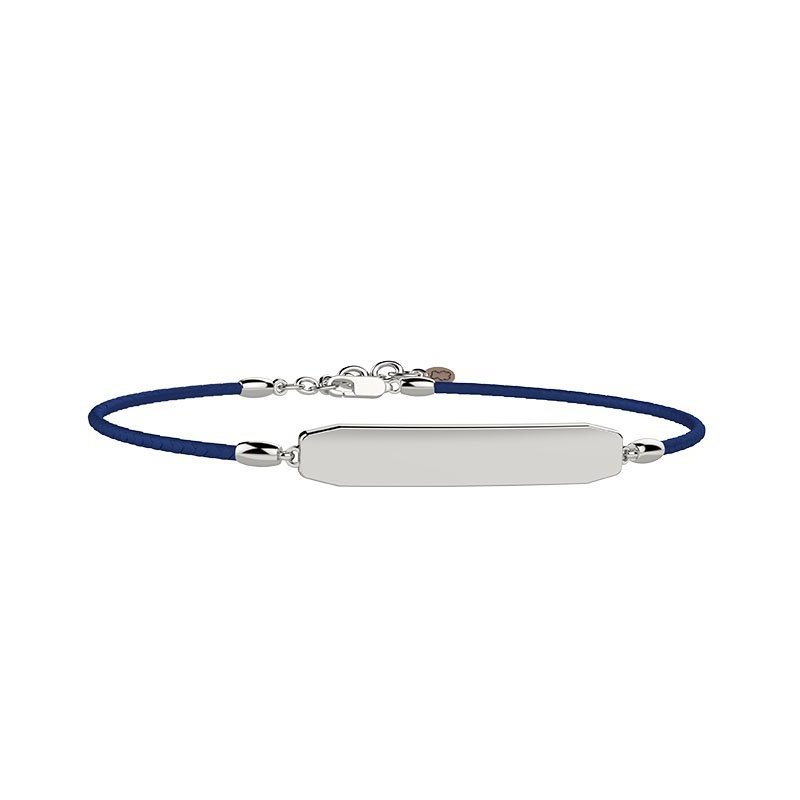 Nanan - Bracciale Daddy Love - Argento 925 - Blu