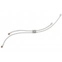 Nanan - Bracciale Divisibile Papà Bimbi - Argento 925 - Nero