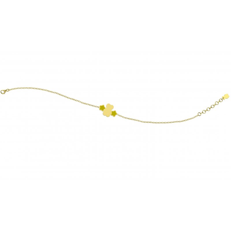 Nanan - Bracciale Orsetto Stelline - Oro 9 Carati - Giallo
