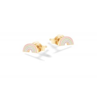Nanan - Orecchini Arcobaleno - Argento 925 - Placcato Oro