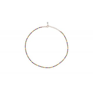 Nanan - Girocollo Multicolor - Oro Rosa - Perline Colorate