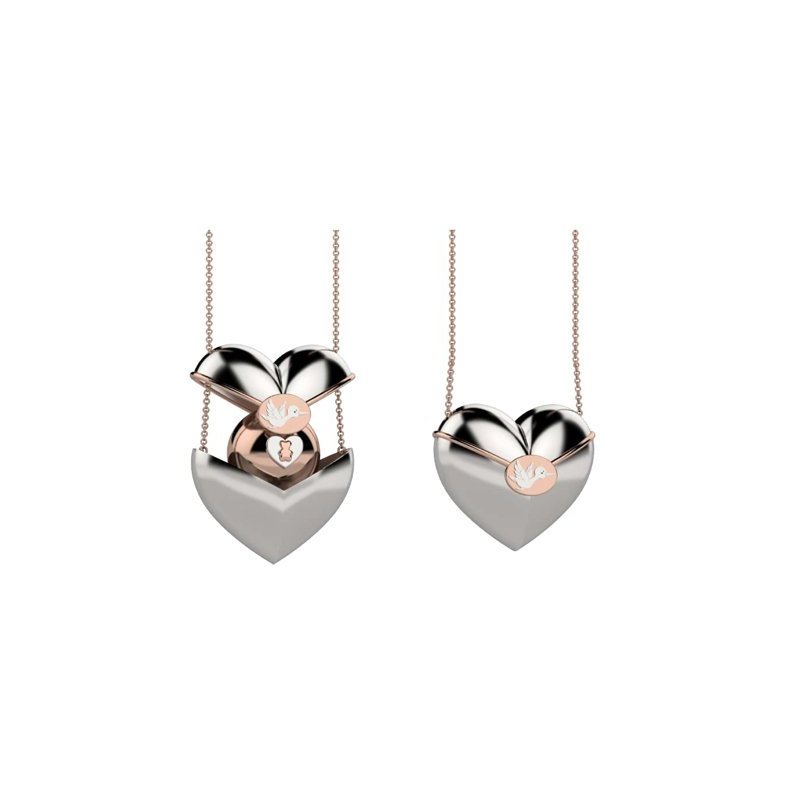 Nanan - Chiama Angeli Cuore Apribile - Argento 925 - Eleganza