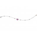 Nanan - Bracciale Con Cuore Rosa - Argento 925 - Donna