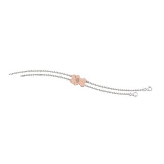 Nanan - Bracciale Mamma-Bimbo - Argento 925 - Orsetto Oro Rosa