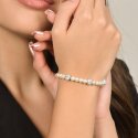 Luca Barra - Bracciale Donna - Perle Sintetiche - Cristalli Bianchi