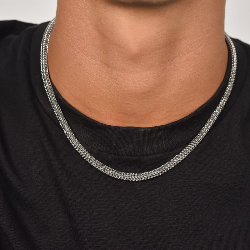 Luca Barra - Collana Uomo Acciaio - Elegante - Resistente