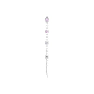 Luca Barra - Mono Orecchino Donna - Acciaio - Cristalli Multicolor