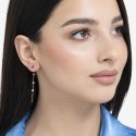 Luca Barra - Mono Orecchino Donna - Acciaio - Cristalli Multicolor