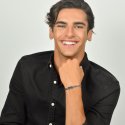 Luca Barra - Bracciale Uomo - Acciaio - Cristalli Neri