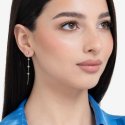 Luca Barra - Mono Orecchino Donna - Acciaio - Cristalli Multicolor