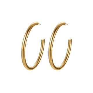 Luca Barra - Orecchini Donna Cerchi - Acciaio - Ip Gold