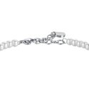 Luca Barra - Bracciale Donna Acciaio - Perle Sintetiche - Cristallo Bianco