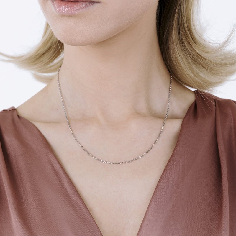 Luca Barra - Collana Donna Acciaio - Design Moderno - Charms