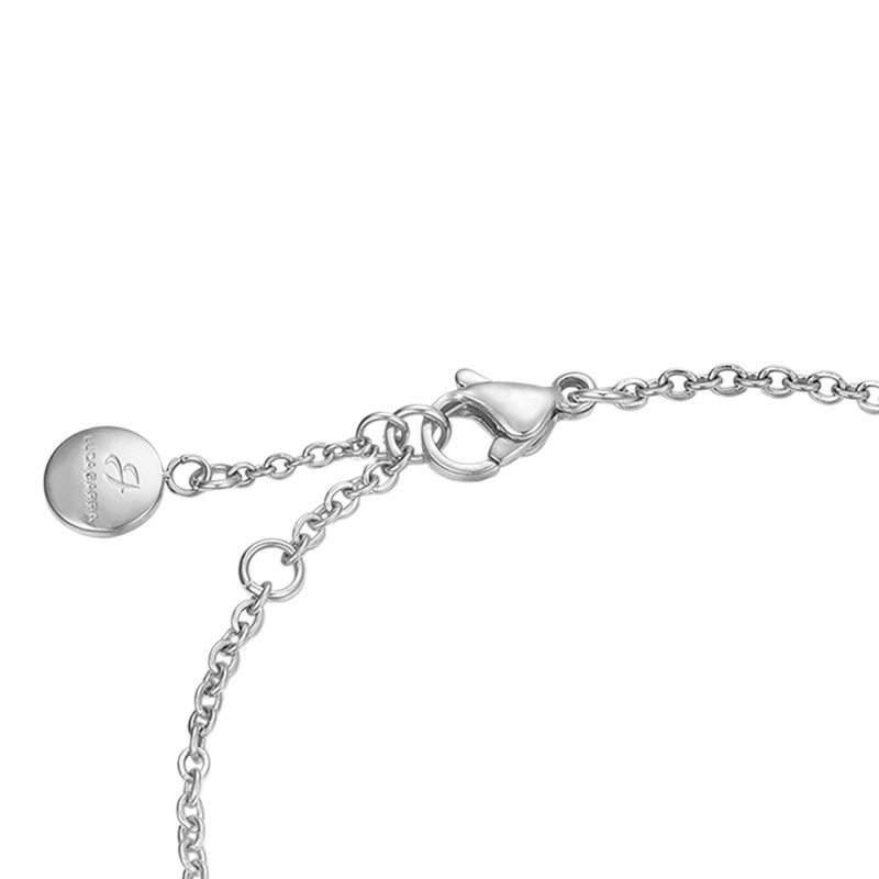 Luca Barra - Bracciale Donna - Acciaio - Cuoricino - Cristalli Bianchi