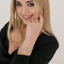 Luca Barra - Bracciale Donna Acciaio - Cristalli Bianchi - Cuore