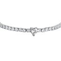 Luca Barra - Bracciale Donna Acciaio - Cristalli Bianchi - Cuore