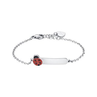 Luca Barra - Bracciale Bambina - Acciaio - Coccinella